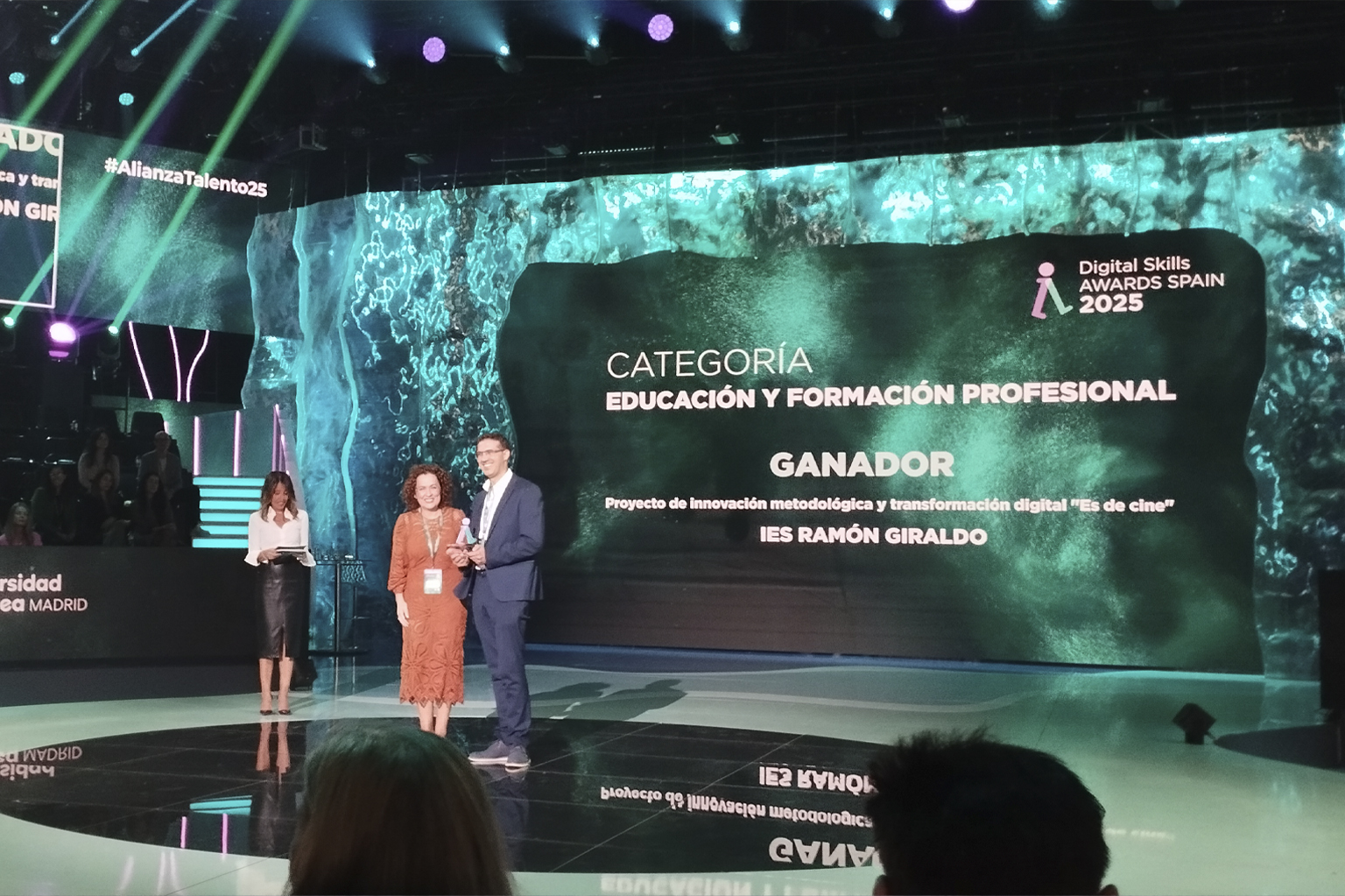 Reconocimiento nacional al proyecto educativo «Es de cine»