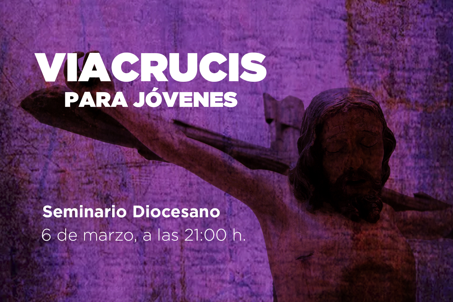 Viacrucis para jóvenes en el Seminario