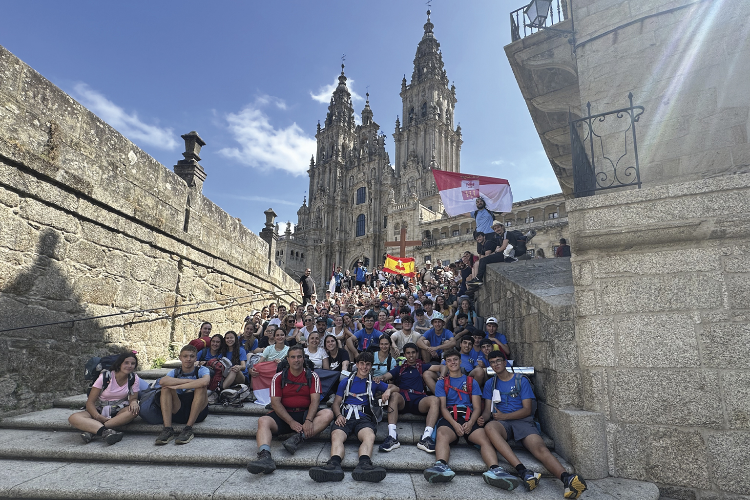 Ciento treinta jóvenes peregrinaron a Santiago